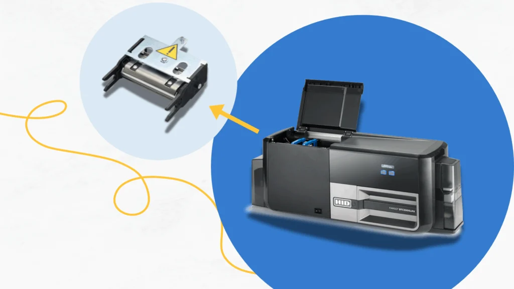 تعمیر پرینتر کارت شناسایی - داتکو - 1135