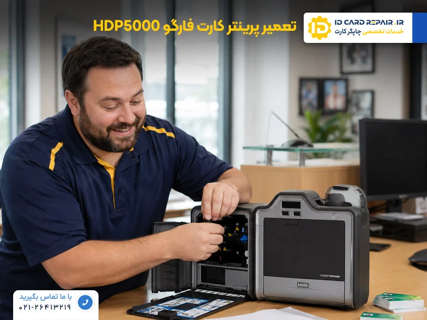 تعمیر پرینتر کارت فارگو HDP5000
