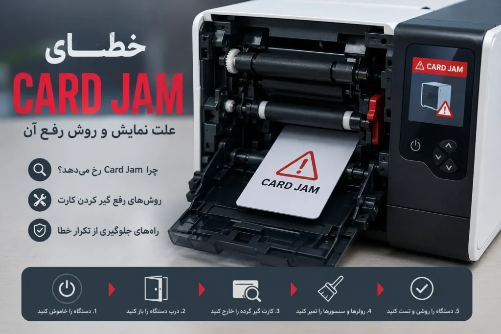 خطای Card Jam چیست؟ بررسی علت نمایش و روش‌های رفع آن