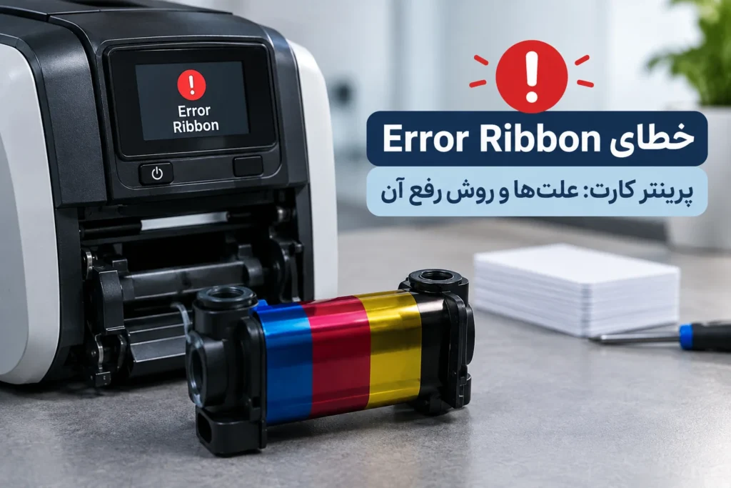 خطای Error Ribbon پرینتر کارت